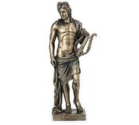 Statua Apollo Holding Lyre Mitologia greca Figurine scultura 25,4 cm