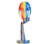 Statua Artistica Creativa e Colorata a Forma di Donna Con Personaggi Astratti, Ornamento per la Casa, Decorazione Moderna per Ufficio, Camera da Letto, Studio (Grande, 38,9 x 12,4 x)