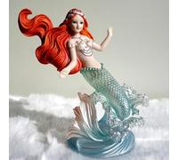 Statua Artistica - Scultura di Statue, Statue di Sirene, Scultura da Tavolo di Ragazza Pesce, Decorazione da Tavolo con Figure artistiche, Ornamenti per la casa a Forma di Principessa della Bellezza