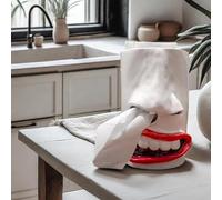 Statua Artistica - Statua Decorativa, Porta fazzoletti con Facce Buffe, Ornamenti creativi Fatti a Mano con scatole di fazzoletti con Facce Buffe, Statue Decorative con fazzoletti per Auto, Strane sc