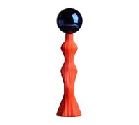 Statua astratta a forma di ragazza - Arancio Resina Artigianato per la decorazione della casa, camera da letto Desktop Ornamenti - Figura unica