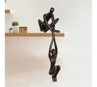 Statua astratta creativa di donne che sollevano l'uomo, scultura artistica fatta a mano, ornamento per casa, ufficio, camera da letto, studio, decorazione unica per gli amanti dell'arte moderna