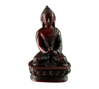 Statua Buddha Amitabha Dhyana Mudra Resina 9 Cm Nepal # 4559 Bte 4