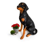 Statua cane XXL da giardino, decorazione resistente alle intemperie