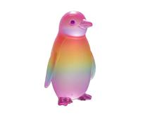 Statua colorata a forma di animale marino, divertente anatra arcobaleno galleggiante per piscina e vasca da bagno, ornamento a tema marino, decorazione galleggiante a tema mare, per casa, camera da