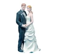 Statua Coppia Sposi 15 cm in Porcellana Nàvel