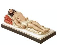 PABEN Statua Cristo Morto disteso su letto in resina Presepe Pasquale cm. 29,5 PB11599