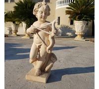 STATUA CUPIDO DIO DELL'AMORE EROS SCULTURA PER ESTERNO DA GIARDINO IN CEMENTO