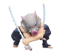 Statua da collezione del modello di Inosuke Pig dell'anime, decorazione da scrivania, decorazione per la casa, piccolo regalo, regalo per Ognissanti e Natale maialePolicloruri di vinile