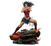 Statua da collezione di alta qualità Wonder Woman Saving the Day in formato prem