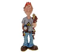Statua da Elettricista Hobby, 18 x 7 cm, Statuetta Decorativa VG19