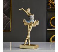 Statua da figurina da ragazza da ragazza balletta per il banco da tavolo da