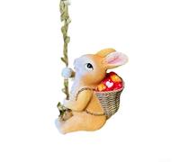 Statua da giardino a forma di coniglietto, realizzata per resistere agli agenti atmosferici, pezzo decorativo per balcone o ambienti interni (coniglio)