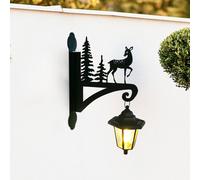 Statua da giardino per esterni con lanterna solare, elegante regalo decorativo,