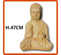 Statua da giardino zen per esterno scultura Buddha cemento marmo no pietra H47CM