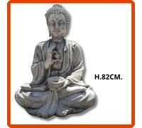 Statua da giardino zen per esterno scultura Buddha cemento marmo no pietra H82CM