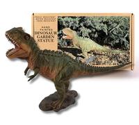 Statua da prato del re dei dinosauri T-Rex da 50 cm - Decorazioni a forma di dinosauro tirannosauro - T.Rex adatto per uso interno ed esterno - Regali di dinosauri resistenti alle intemperie