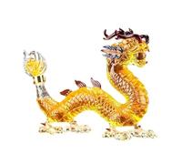 Statua d'arte, Decanter zodiacale cinese, Bottiglia di whisky in vetro senza piombo drago orientale, Fatto a mano, Decorazione della tavola del festival, Regalo di tequila del vino, Bottiglia di vino