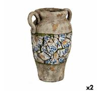 Statua Decorativa da Giardino Ibergarden Poliresina Vaso 21 x 34,5 x 28 cm [2