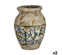 Statua Decorativa da Giardino Ibergarden Poliresina Vaso 25 x 32,5 x 25 cm [2