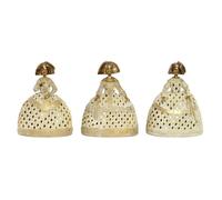 Statua Decorativa DKD Home Decor Specchio Beige Dorato Resina Dama Tradiziona