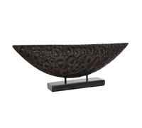 Statua Decorativa Home ESPRIT Marrone Nero Coloniale 66 x 8 x 23 cm