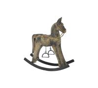 Home Esprit Statua Decorativa Home Esprit Marrone Nero Grigio Naturale Cavallo 3