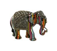 Statua Decorativa Home ESPRIT Multicolore Resina Elefante 31 x 14 x 22 cm