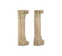 Statua Decorativa Home ESPRIT Naturale Colonna Decapaggio 35 X 25 X 125 CM