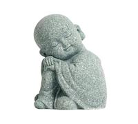 Statua del Buddha bambino, Buddha dormiente, Statuetta dei monaci Decorazione in arenaria, Sculture Decorazioni per la casa Bambole creative per regali Zen Ornamenti buddisti Delicato Buda Piccol