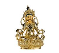 Statua del Buddha del Dio della Ricchezza Giallo, Tantra del Buddismo Tibetano, Decorazione del Buddha Zangbala, 15 cm*10 cm*22 cm
