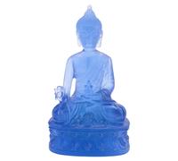 Statua del Buddha Della Medicina Tibetana, Scultura di Buddha nel Resina Tr9590