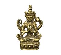 Statua del Buddha di Guanyin, dea della misericordia Kuan Yin su base di loto, decorazione per auto, decorazione per giardino zen, benedizioni e preghiera spirituale per serenità e pace