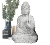 Statua del Buddha - Ornamento del Buddha seduto Arredamento Zen cinese | Scultura del Buddha Zen cinese Ornamento seduto | Artigianato paesaggistico Statuetta Buda Buddah | Artigianato paesaggistico