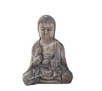 Statua Del Buddha Scultura Zen Meditazione Per Esterno In cemento Marmo h 48