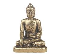 Statua del Buddha, Statua del Buddha della Medicina - Piccola scultura in ottone del Bodhisattva, ornamenti religiosi da tavolo for la casa, Feng Shui, 1 pezzo