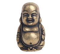 Statua del Buddha, Statua del Buddha Maitreya in ottone, decorazione da scrivania for la casa, Buddha sorridente con pancia grande, statua della pace, 1 pezzo