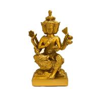 Statua del Buddha thailandese a Quattro Facce per la casa e Il Soggiorno, Statue di Buddha, Decorazioni thailandesi in Ottone, Regalo