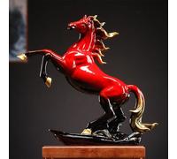 Statua Del Cavallo Dello Zodiaco Cinese Secondo Il Feng Shui, Soprammobile Da Scrivania A Forma Di Cavallo, Per Fortuna, Ricchezza E Successo(Style E Large)
