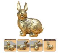 Statua del coniglio dello zodiaco Coniglietto in ottone Statua del coniglio