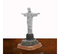Statua del Cristo Redentore - Scultura in miniatura in resina, punto di riferimento di Rio de Janeiro, souvenir da collezione, decorazione per la casa, pezzo d'arte unica, decorazione religiosa