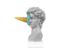 Statua Del David Con | Scultura David Con Portachiavi | Decorazione Per Soggiorno, Camera Da E Ufficio | Scultura Unica Per Conservare Le Chiavi | Figura D'arte Moderna Da Esporre A Casa