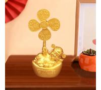 Statua del Dio della Ricchezza Feng Shui, ornamento creativo per la camera