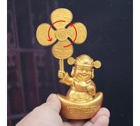 Statua del Dio della Ricchezza Feng Shui, ornamento creativo per la camera