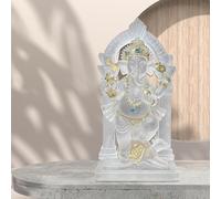Statua del dio elefante Mini statua in resina Ganesh per cruscotto