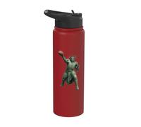 STATUA DEL FOOTBALL - QUARTERBACK FOR TOUCHDOWN Stainless Steel Insulated Water Bottle