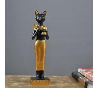 Statua Del Gatto Egiziano Bastet Dea Figurina Dio Novità Antico Egitto Kitty