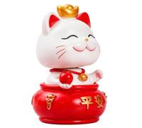 Statua del Gatto Fortunato Che Scuote la Testa Figurina del Gatto della