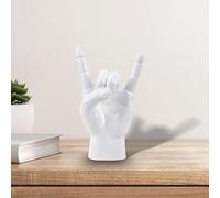 Statua del gesto della mano rock Scultura a mano creativa per l'ufficio del