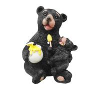 Statua del Giardino dell'Orso Solare | Decorazioni Della Corte d'Orso Esterno, con Statua Solare Statua in Resina Solare Orso Lanterna Decorazione per il Compleanno Accendi Il Tuo Giardino con La St